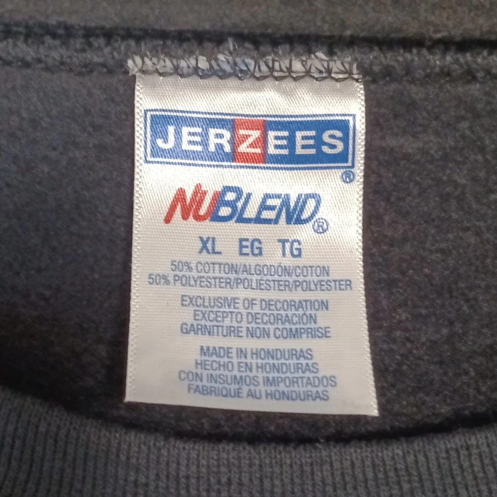 Jerzees XL Black Graphic Sweatshirt - Picture 3 of 3
